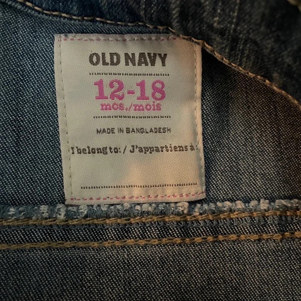 Old Navy  ruffled girls Jean Jacket  12-18 months